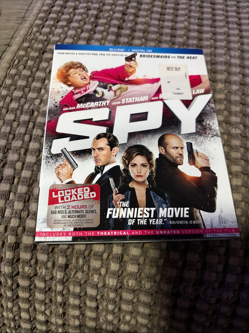 Spy (Blu-ray + Digital) - White Cover